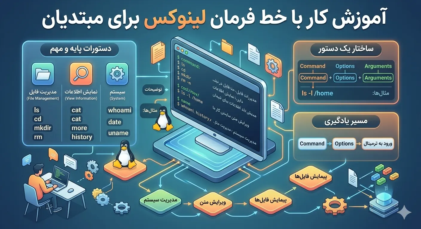 Learning how to work with the Linux command line for beginners