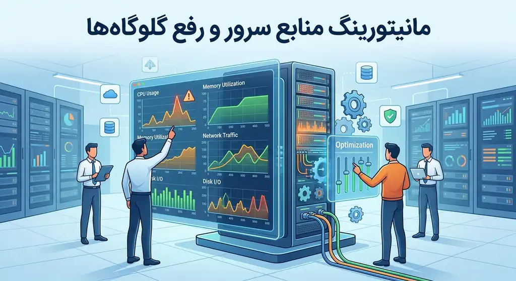 Monitoring server resources and fixing bottlenecks