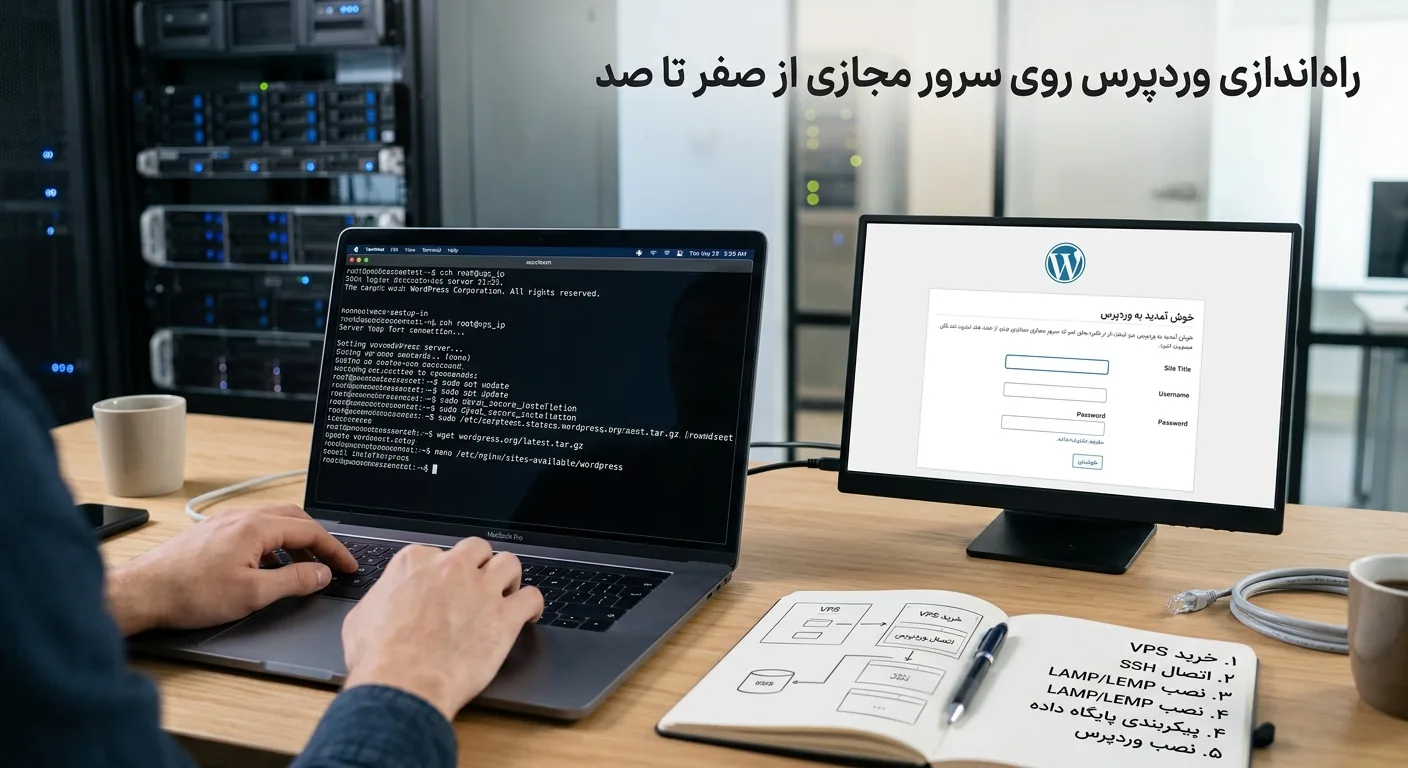 Setting up WordPress on a virtual server from zero to one hundred
